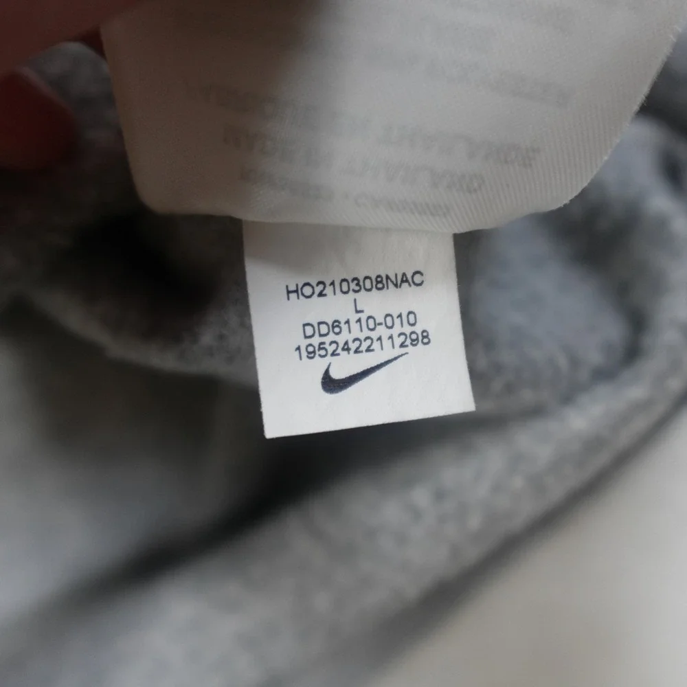 Nike Therma-FIT ADV Run Division Hoodie Mens Large Gray Running DD6110 Wool